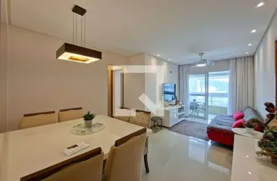 Apartamento para aluguel - canto do forte, 2 quartos,  75 m² - praia grande
