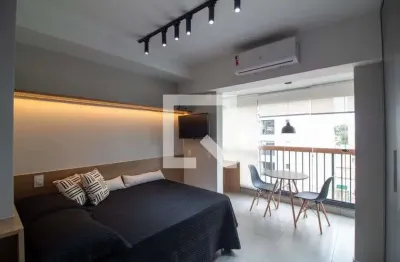 Kitnet / stúdio para aluguel - brooklin, 1 quarto,  25 m² - são paulo
