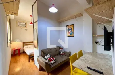 Kitnet / stúdio para aluguel - catete, 1 quarto,  27 m² - rio de janeiro