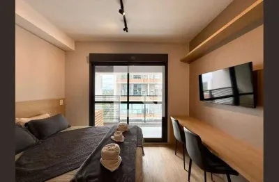 Kitnet / stúdio para aluguel - chácara santo antonio, 1 quarto,  26 m² - são paulo