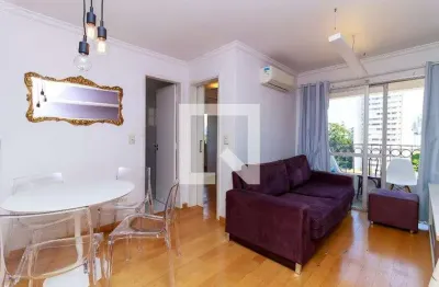 Apartamento para aluguel - brooklin, 1 quarto,  45 m² - são paulo