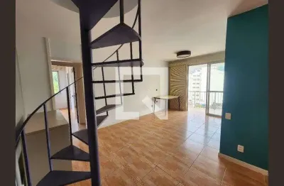 Cobertura para aluguel - laranjeiras, 2 quartos,  164 m² - rio de janeiro
