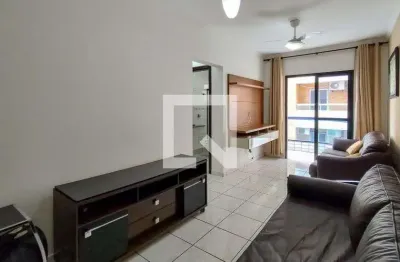 Apartamento para aluguel - canto do forte, 1 quarto,  61 m² - praia grande
