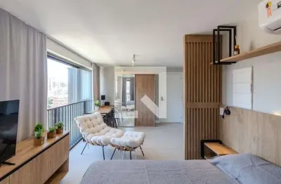 Kitnet / stúdio para aluguel - auxiliadora, 1 quarto,  35 m² - porto alegre