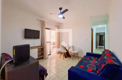 Apartamento para aluguel - vila caiçara, 2 quartos,  73 m² - praia grande