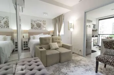Kitnet / stúdio para aluguel - brooklin, 1 quarto,  37 m² - são paulo