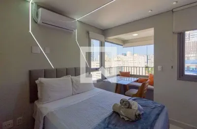 Kitnet / stúdio para aluguel - chácara santo antonio, 1 quarto,  20 m² - são paulo