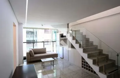 Cobertura para aluguel - lourdes, 2 quartos,  140 m² - belo horizonte