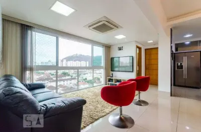 Apartamento com 3 quartos para alugar na Rua Dona Ana Nery, Marapé, Santos