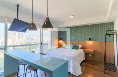 Kitnet / Stúdio para Aluguel - Brooklin, 1 Quarto,  30 m² - São Paulo