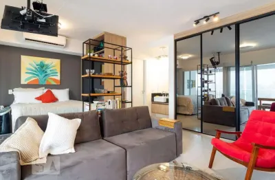 Apartamento para aluguel - brooklin, 1 quarto,  52 m² - são paulo