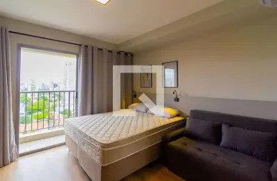 Kitnet / stúdio para aluguel - brooklin, 1 quarto,  24 m² - são paulo