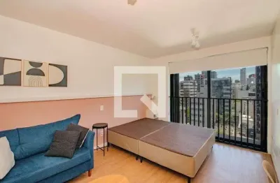 Kitnet / stúdio para aluguel - auxiliadora, 1 quarto,  25 m² - porto alegre