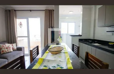 Apartamento para aluguel - aviação, 2 quartos,  64 m² - praia grande