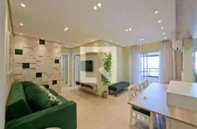 Apartamento para aluguel - guilhermina, 2 quartos,  74 m² - praia grande