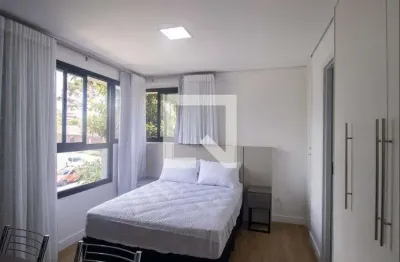 Kitnet / stúdio para aluguel - água verde, 1 quarto,  23 m² - curitiba