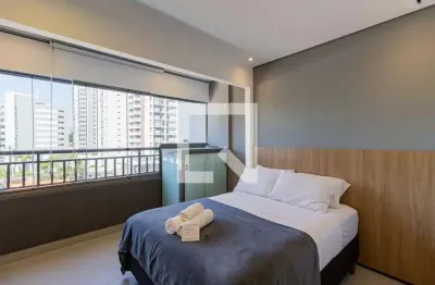 Kitnet / stúdio para aluguel - chácara santo antonio, 1 quarto,  27 m² - são paulo