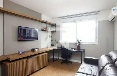 Apartamento para aluguel - centro histórico, 1 quarto,  44 m² - porto alegre