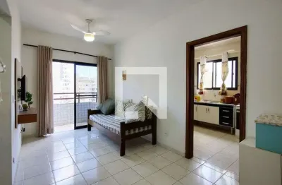 Apartamento para aluguel - canto do forte, 1 quarto,  60 m² - praia grande