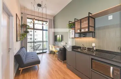 Apartamento para aluguel - chácara santo antonio, 1 quarto,  35 m² - são paulo