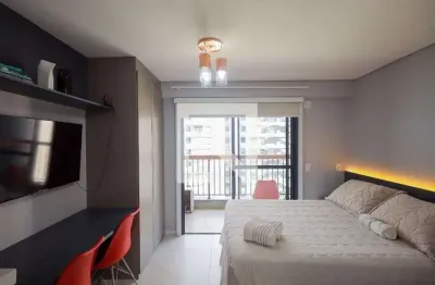 Kitnet / stúdio para aluguel - brooklin, 1 quarto,  25 m² - são paulo
