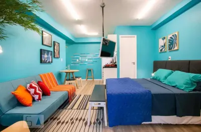 Kitnet / Stúdio para Aluguel - Santa Cecília, 1 Quarto,  34 m² - São Paulo