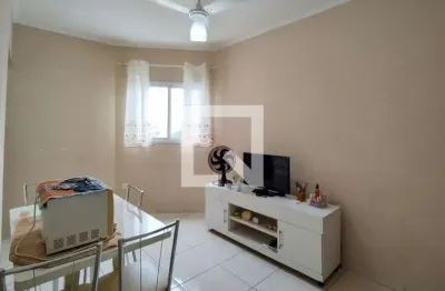 Apartamento para aluguel - nova mirim, 1 quarto,  38 m² - praia grande