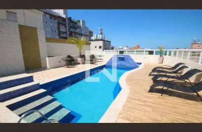 Apartamento para aluguel - guilhermina, 1 quarto,  59 m² - praia grande