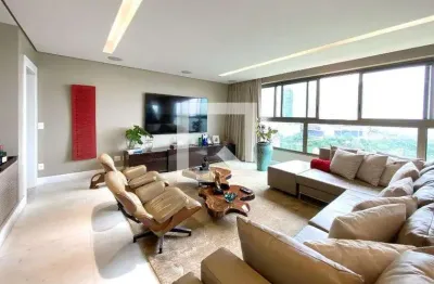 Apartamento para aluguel - vila da serra, 4 quartos,  278 m² - nova lima