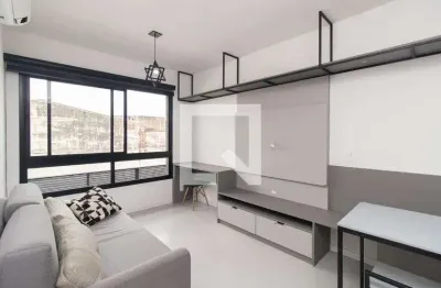 Apartamento para aluguel - azenha, 1 quarto,  40 m² - porto alegre