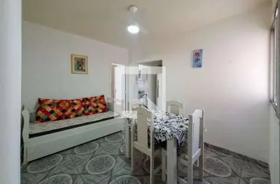 Apartamento para aluguel - guilhermina, 1 quarto,  40 m² - praia grande