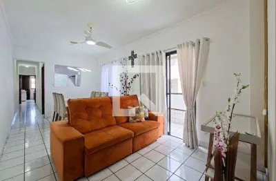 Apartamento para aluguel - boqueirão, 2 quartos,  78 m² - praia grande