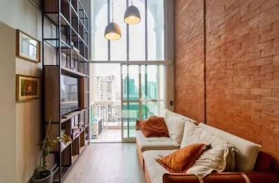 Apartamento para aluguel - campo belo, 1 quarto,  46 m² - são paulo