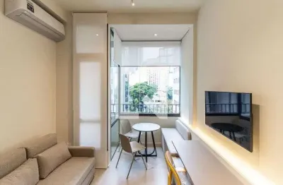 Kitnet / Stúdio para Aluguel - Higienópolis, 1 Quarto,  24 m² - São Paulo