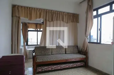 Kitnet / stúdio para aluguel - embaré, 1 quarto,  45 m² - santos