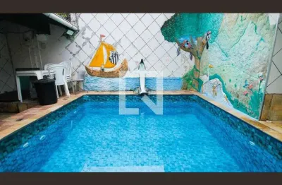 Casa para aluguel - vila caiçara, 2 quartos,  166 m² - praia grande