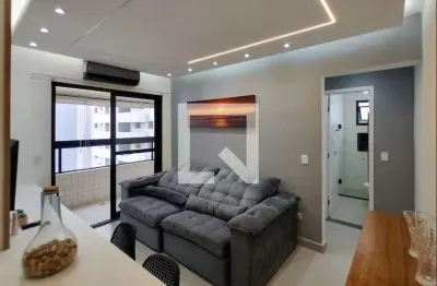 Apartamento para aluguel - vilamar, 1 quarto,  45 m² - praia grande