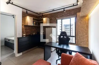 Kitnet / Stúdio para Aluguel - Santa Cecília, 1 Quarto,  28 m² - São Paulo