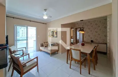 Apartamento para Aluguel - Aviação, 2 Quartos,  81 m² - Praia Grande