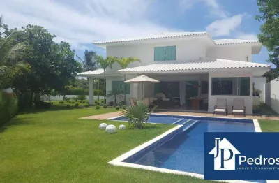 Excelente oportunidade: casa à venda seis quartos, sendo 05 suítes em guarajuba