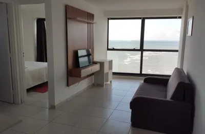 Apartamento aluguel beira mar 40m² - em frente a ilha do amor!