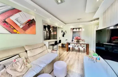 Apartamento no residencial weekend no bairro jardim mauá em novo hamburgo. semimobiliado, 2 dormitórios sendo 1 suíte, 1 vaga, infraestrutura completa, pet friendly.