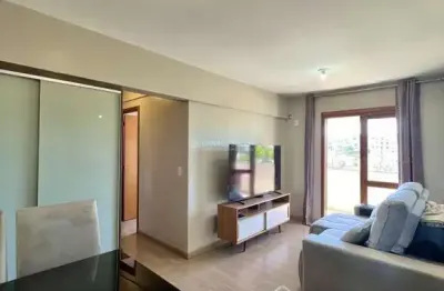 Apartamento no residencial goitacás em novo hamburgo: 2 dormitórios sendo 1 suíte, sacada com churrasqueira, semimobiliado, 1 vaga, sol da manhã.