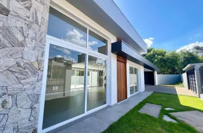 Belíssima casa plana, moderna e sofisticada no bairro colina deuner em campo bom!