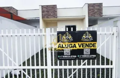 Casa geminada 1 suíte + 1 quarto bairro porto grande araquari