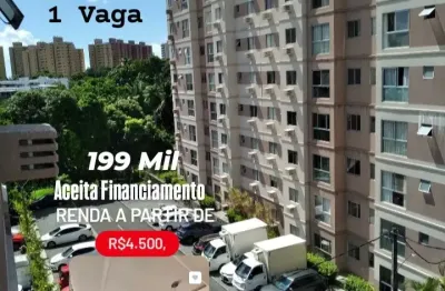Vendo apartamento  de  2 quartos, elevador, área verde