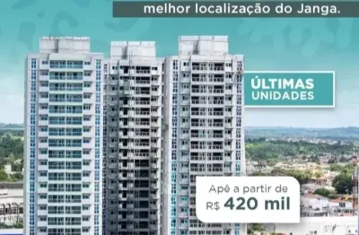 Apartamento 3 quartos, varanda gourmet, beira mar do janga