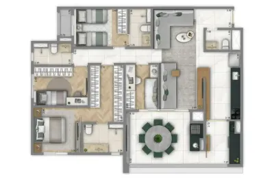 Apartamento com 4 quartos à venda na Saúde, São Paulo 