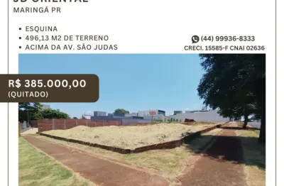 Terreno à venda na Rua Pioneiro Augusto Palma, S/N, Jardim Oriental, Maringá