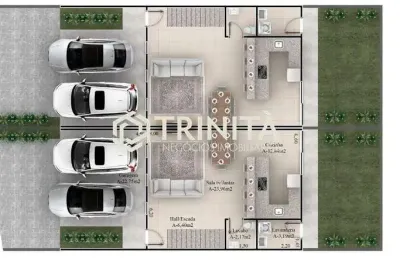 Casa com 3 quartos à venda no Coqueiral, Cascavel 
